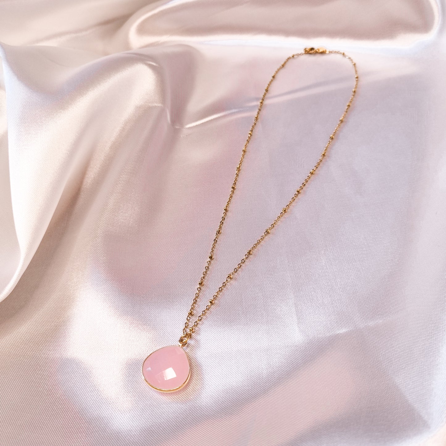 Collier Thalie Quartz Rose