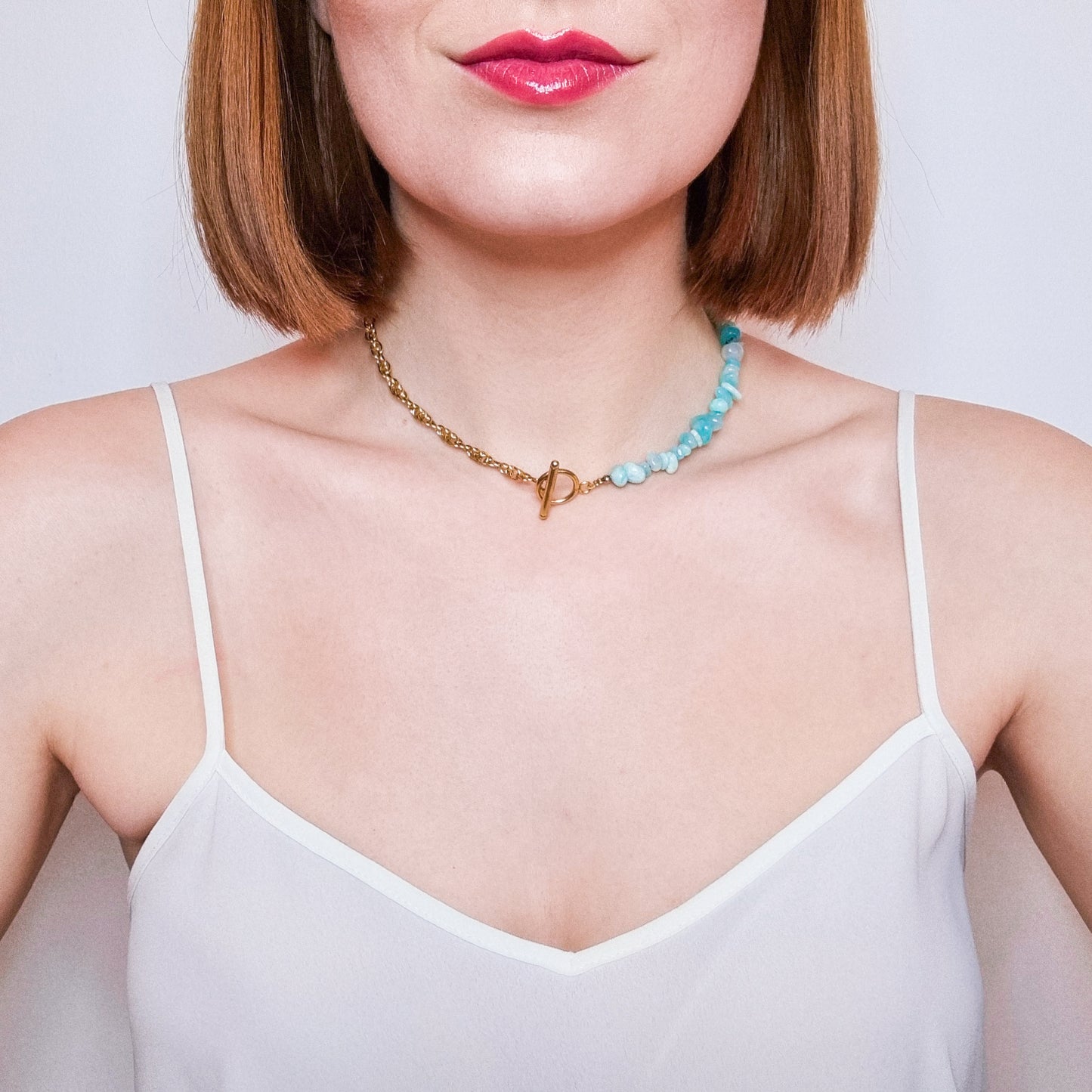 Collier Olympe Amazonite